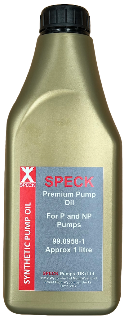 Approx 1 L SPECK Pump Premium Synthetic Pump Oil