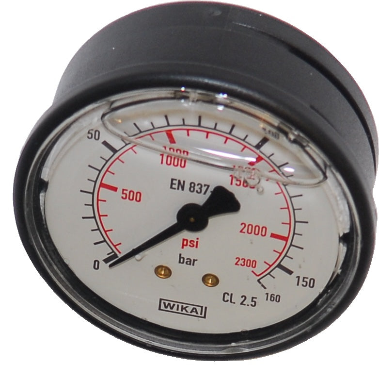 13.0035. 63 mm Diameter Rear Mount Pressure Gauge