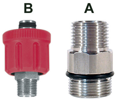 26.0940.40 Type A AR9 3/8 Female Nipple 80 l/min - 600Bar