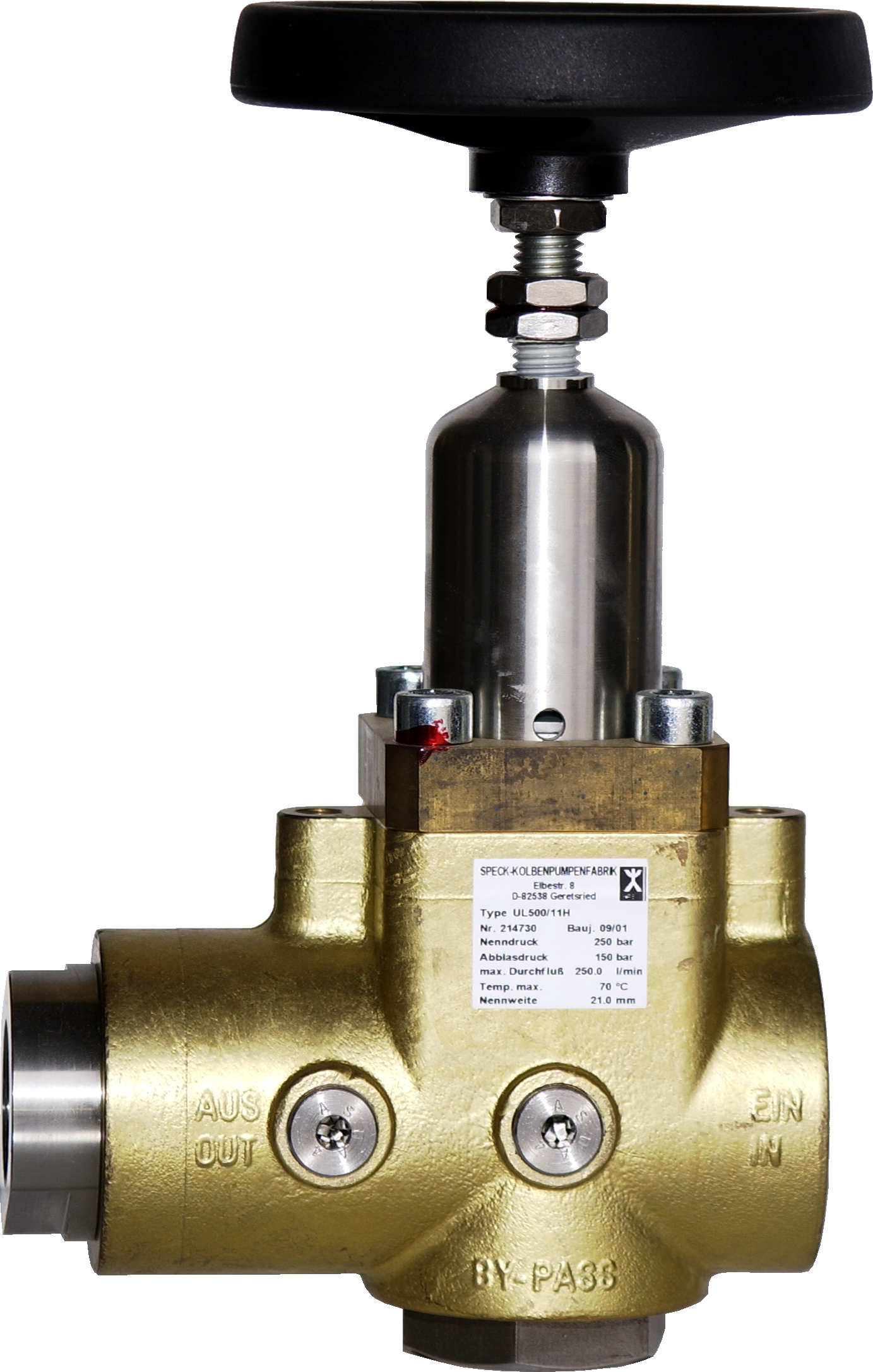 UL500 H Unloader Valve